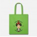 Frida Khalo Lime Green Tote Bag